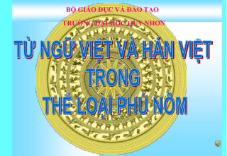 Bá»˜ GIÃO Dá»¤C VÃ€ ÄÃ€O Táº O TRÆ¯á»œNG Äáº I Há»ŒC QUY NHÆ N