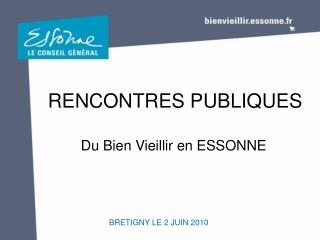 RENCONTRES PUBLIQUES