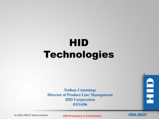 HID Technologies