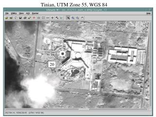 Tinian, UTM Zone 55, WGS 84