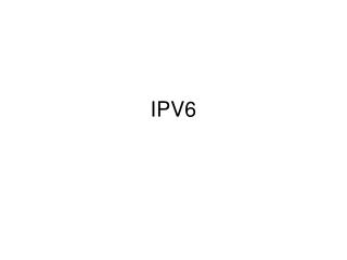 IPV6