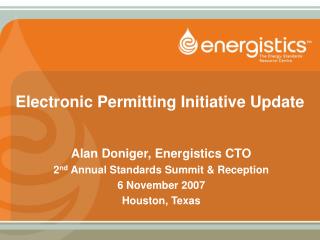 Electronic Permitting Initiative Update