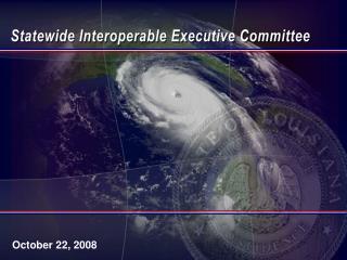Statewide Interoperable Executive Committee