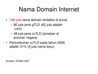 Nama Domain Internet