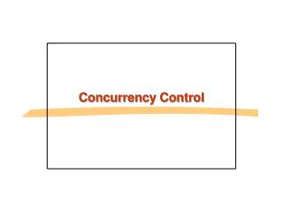 Concurrency Control