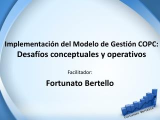 ImplementaciÃ³n del Modelo de GestiÃ³n COPC: DesafÃ­os conceptuales y operativos