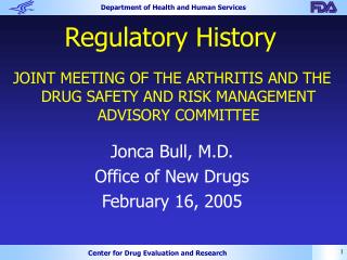 Regulatory History