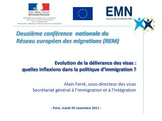 DeuxiÃ¨me confÃ©rence nationale du RÃ©seau europÃ©en des migrations (REM)