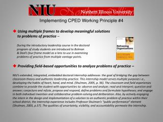 Implementing CPED Working Principle #4