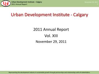 Urban Development Institute - Calgary