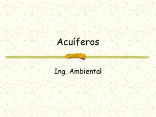 AcuÃ­feros