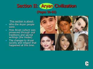 Section II: Aryan Civilization (Pages 56-60)
