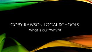 Cory-Rawson Local Schools