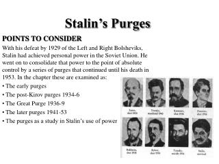 Stalin’s Purges