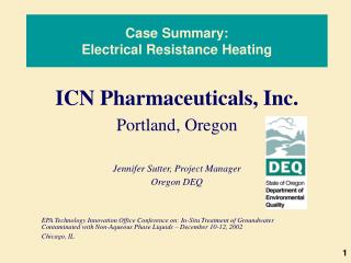 Case Summary: Electrical Resistance Heating