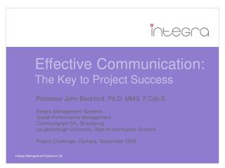 Effective Communication: The Key to Project Success