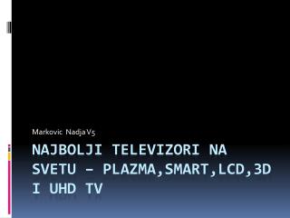 Najbolji televizori na svetu – plazma,smart,lcd,3d I uhd tv