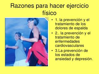 Razones para hacer ejercicio físico