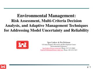 Environmental Management: