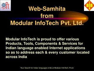 Web-Samhita from Modular InfoTech Pvt. Ltd.