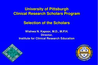 Multidisciplinary Clinical Research Scholars Program