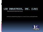 LSB Industries, Inc. LXU