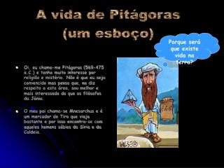 A vida de Pitágoras (um esboço)