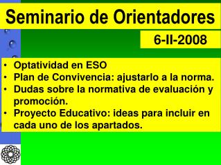 Seminario de Orientadores