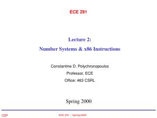 ECE 291