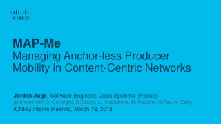 MAP-Me Managing Anchor-less Producer Mobility in Content-Centric Networks