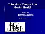 Interstate Compact on Mental Health