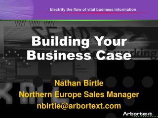 Building Your Business Case
