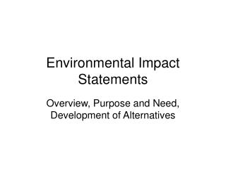 bachelor thesis environmental impact