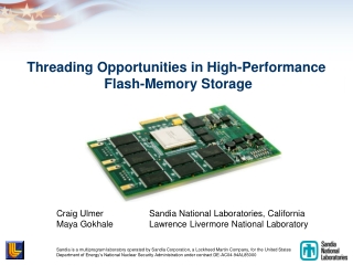 Threading Opportunities in High-Performance Flash-Memory Storage