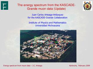 The energy spectrum from the KASCADE-Grande muon data (Update)