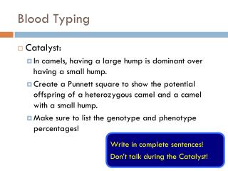 Blood Typing