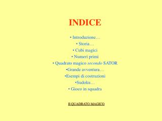 INDICE