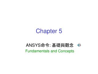 Chapter 5