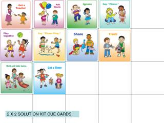 2 X 2 SOLUTION KIT CUE CARDS