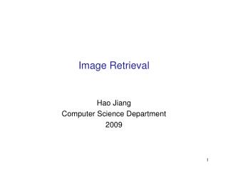 Image Retrieval