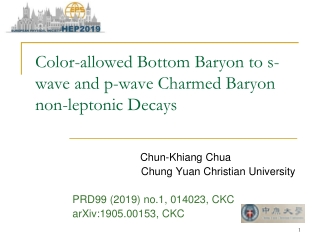 Color-allowed Bottom Baryon to s-wave and p-wave Charmed Baryon non-leptonic Decays