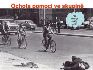 Ochota pomoci ve skupině