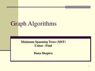 Graph Algorithms