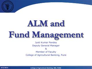 ALM and Fund Management