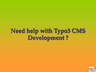 Typo 3 cms Development