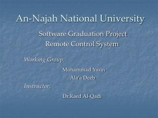 An-Najah National University