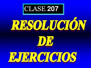 CLASE 207
