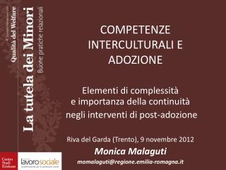 COMPETENZE INTERCULTURALI E ADOZIONE