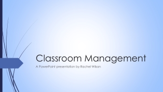 Classroom Management