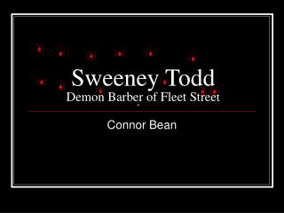 Sweeney Todd Demon Barber of Fleet Street
